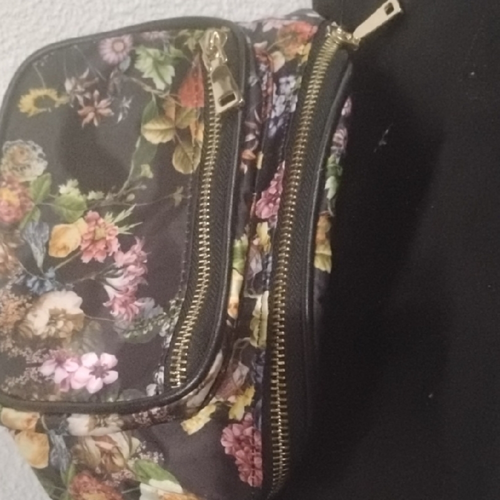 INC Women's Floral Black Belt Bag - Picture 7 of 9